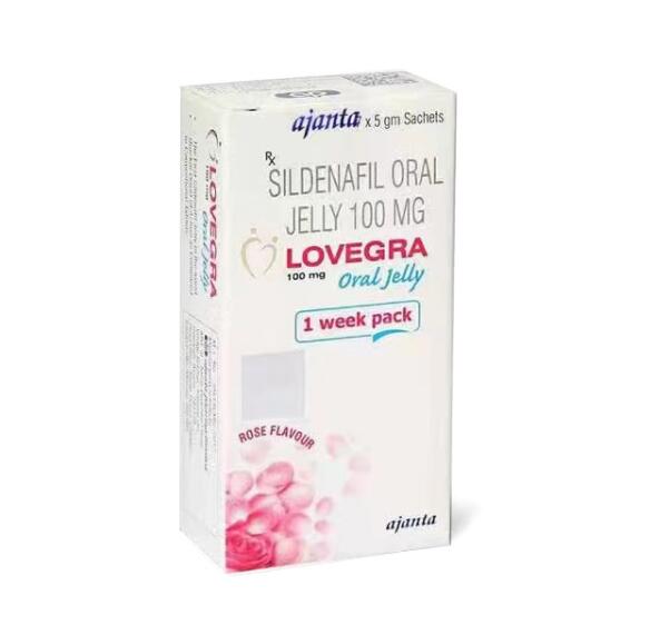 LOVEGRA女用果冻*7包/盒 Sildenafil Oral Jelly100mg Lovegra Jelly100mg